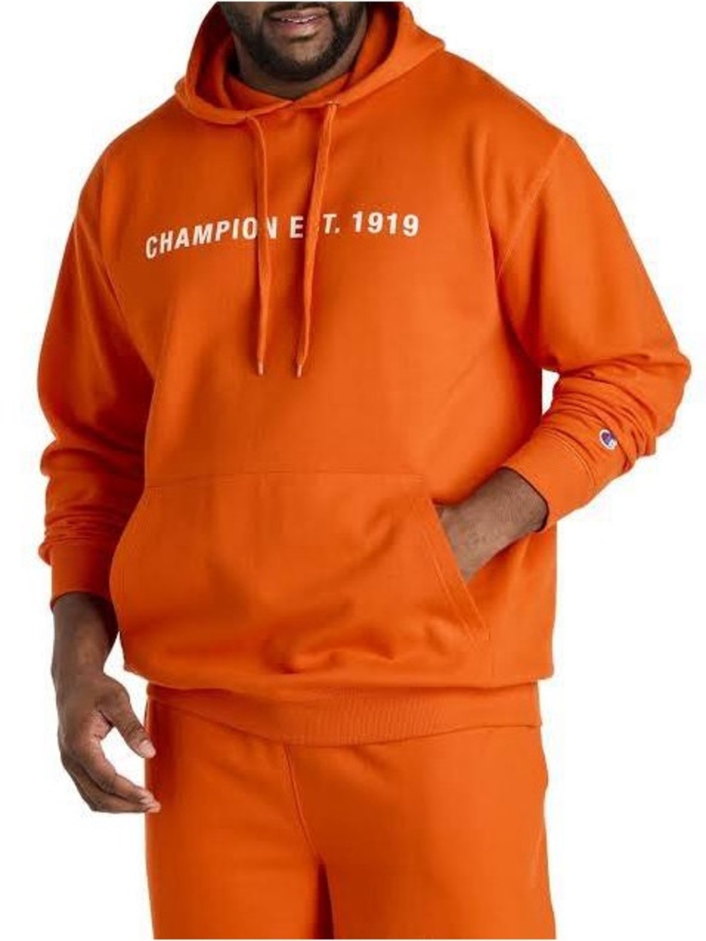 NWT- Champion Men's
Powerblend Graphic Hoodie